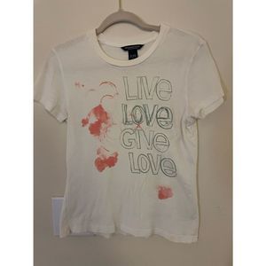 Y2k vintage Abercrombie graphic tee